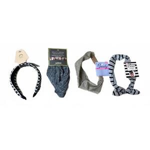 Lot of 4 NWT C&C California Goody Scunci Head Bands Headbands Headwraps Headwrap